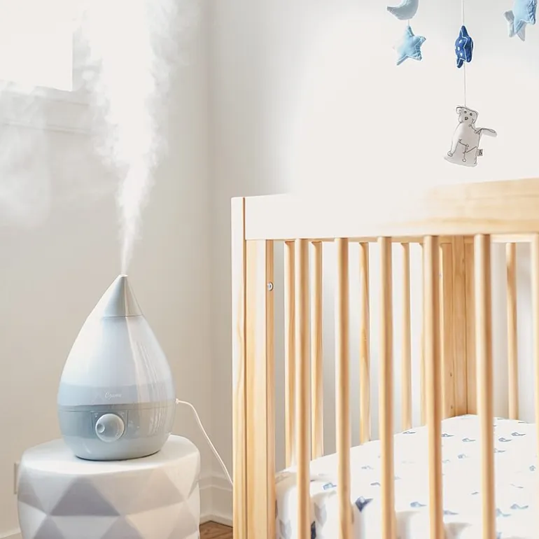 Crane Drop 1 Gallon Ultrasonic Cool Mist Humidifier - Grey