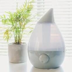 Crane Drop 1 Gallon Ultrasonic Cool Mist Humidifier - Grey