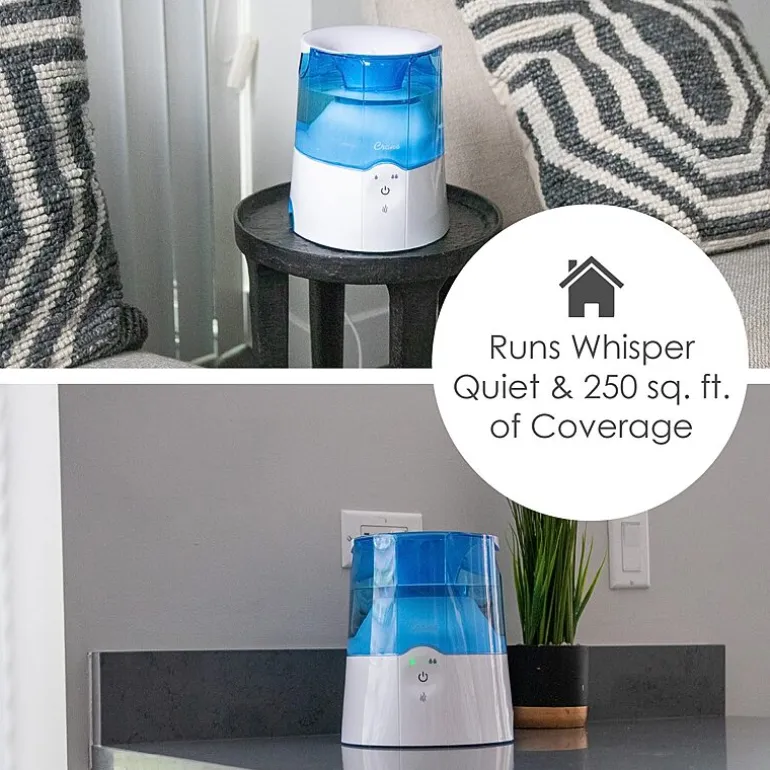 Crane 0.5 Gallon 2-In-1 Warm Mist Humidifier & Personal Steam Inhaler