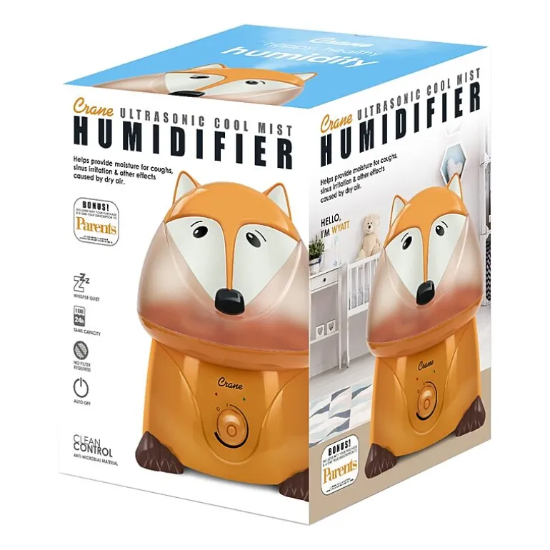 Crane 1 Gallon Ultrasonic Cool Mist Humidifier - Fox