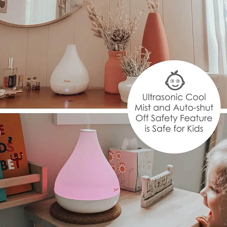 Crane 2-In-1 Personal 0.35 Gallon Ultrasonic Cool Mist Humidifier & Aroma Diffuser