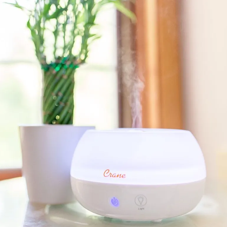 Crane 2-In-1 Personal 0.2 Gallon Ultrasonic Cool Mist Humidifier & Aroma Diffuser