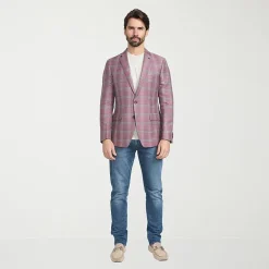 CRICKETEER™ Mens Plaid Stretch Fabric Regular Fit Sport Coat