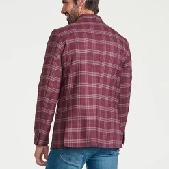 CRICKETEER™ Mens Plaid Stretch Fabric Regular Fit Sport Coat