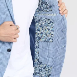 CRICKETEER™ Mens Plaid Stretch Fabric Regular Fit Sport Coat