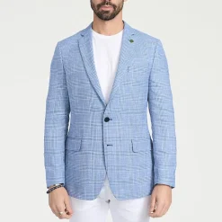 CRICKETEER™ Mens Plaid Stretch Fabric Regular Fit Sport Coat