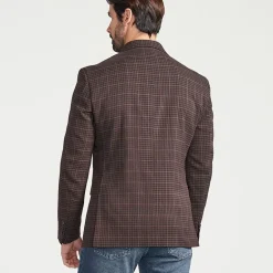 CRICKETEER™ Mens Plaid Stretch Fabric Regular Fit Sport Coat