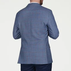 CRICKETEER™ Mens Windowpane Stretch Fabric Regular Fit Sport Coat