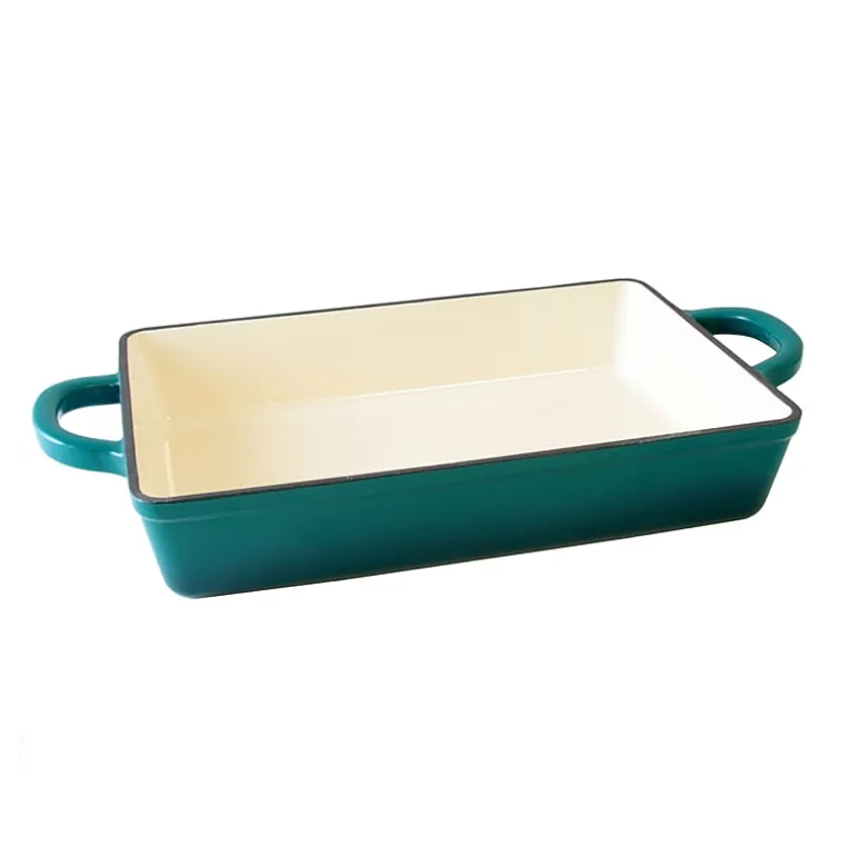 Crock Pot Artisan Enameled Cast Iron 13" Rectangular Lasagna Pan