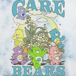 Cropped Tee Womens Juniors Crew Neck Short Sleeve Regular Fit Care Bears Nickelodeon Graphic T-Shirt