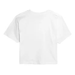 Cropped Womens Juniors Crew Neck Short Sleeve Boxy Fit Lilo & Stitch Graphic T-Shirt