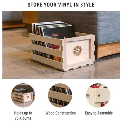 Crosley Wood Vinyl Record Storage