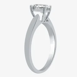 1 CT. Lab-Grown (G / SI2) Diamond Pear Solitaire Engagement Ring in 10K or 14K Gold