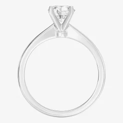1 CT. Lab-Grown (G / SI2) Diamond Round Solitaire Engagement Ring in 10K Gold