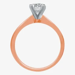 1 CT. Lab-Grown (G / SI2) Diamond Round Solitaire Engagement Ring in 10K Gold