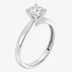 1 CT. Lab-Grown (G / SI2) Diamond Round Solitaire Engagement Ring in 10K Gold
