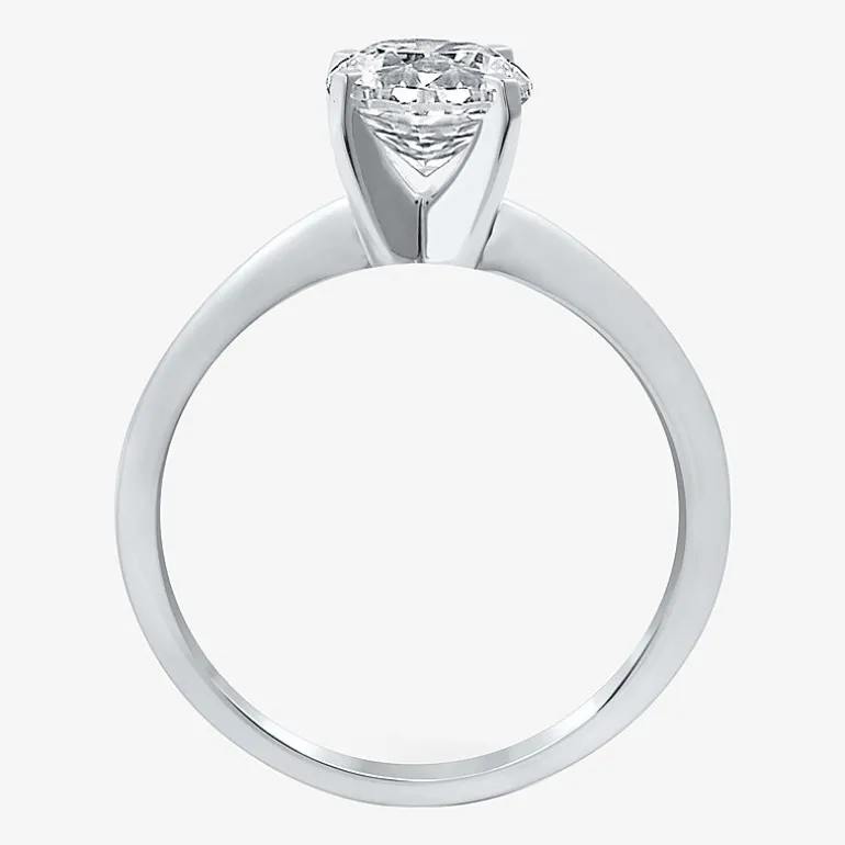 1 1/4 CT. Lab-Grown (G / SI2) Diamond Round Solitaire Engagement Ring In 14k Gold