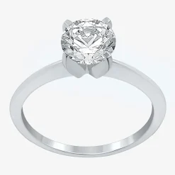1 1/4 CT. Lab-Grown (G / SI2) Diamond Round Solitaire Engagement Ring In 14k Gold