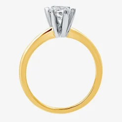1 CT. Lab-Grown (G / SI1-SI2) Diamond Marquise-cut Solitaire Engagement Ring in 10K or 14K Gold