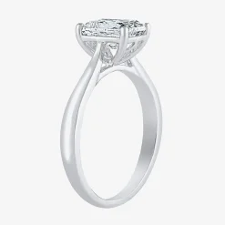 1 1/2 CT. Lab-Grown (G / VS2) Diamond 14K Gold Radiant-Cut Solitaire Engagement Ring