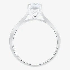 1 1/2 CT. Lab-Grown (G / VS2) Diamond 14K Gold Radiant-Cut Solitaire Engagement Ring