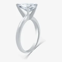 3 CT. Lab-Grown (G / VS2) Diamond Pear Solitaire Engagement Ring in14K Gold