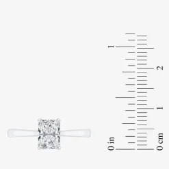 1 CT. Lab-Grown (G / VS2) Diamond Radiant-cut Solitaire Engagement Ring in 10K Gold