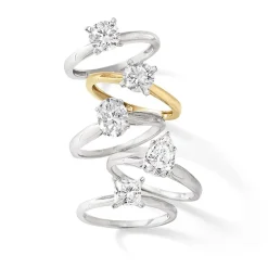 1 CT. Lab-Grown (G / VS2)  Diamond Radiant-cut Solitaire Engagement Ring in 10K Gold
