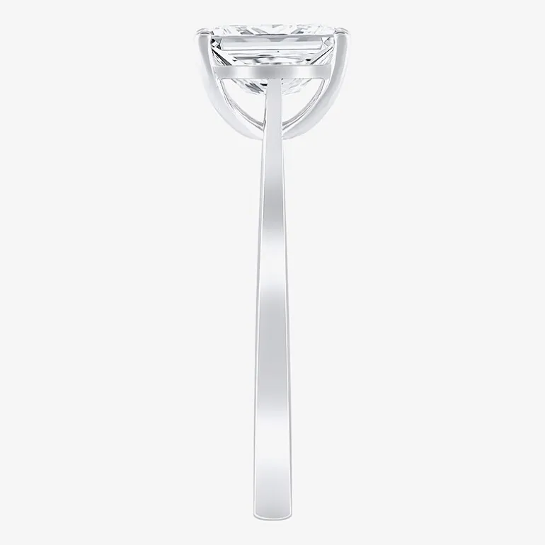 1 CT. Lab-Grown (G / VS2) Diamond Radiant-cut Solitaire Engagement Ring in 10K Gold