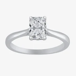 1 CT. Lab-Grown (G / VS2) Diamond Radiant-cut Solitaire Engagement Ring in 10K Gold