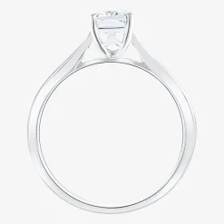 1 CT. Lab-Grown (G / VS2) Diamond Radiant-cut Solitaire Engagement Ring in 10K Gold