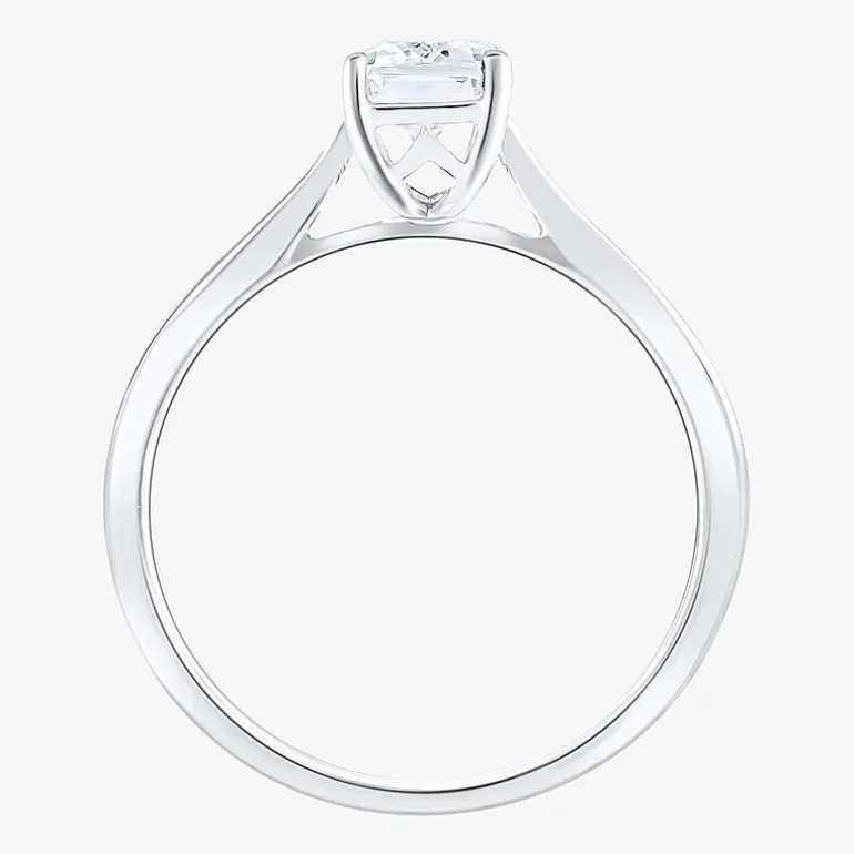 1 CT. Lab-Grown (G / VS2) Diamond Radiant-cut Solitaire Engagement Ring in 10K Gold