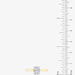 1 CT. Lab-Grown (G / VS2)  Diamond Radiant-cut Solitaire Engagement Ring in 10K Gold