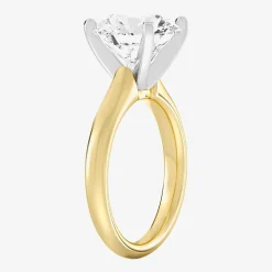 5 CT. Round Lab-Grown (F / VS1)  Diamond Solitaire Engagement Ring in 14k Gold