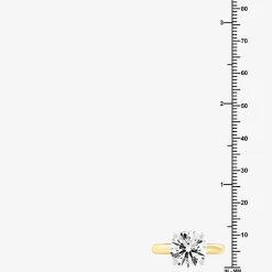 5 CT. Round Lab-Grown (F / VS1)  Diamond Solitaire Engagement Ring in 14k Gold