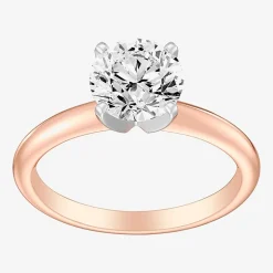 2 CT. Round Lab-Grown (G / SI2) Diamond Solitaire Engagement Ring in 14K Gold