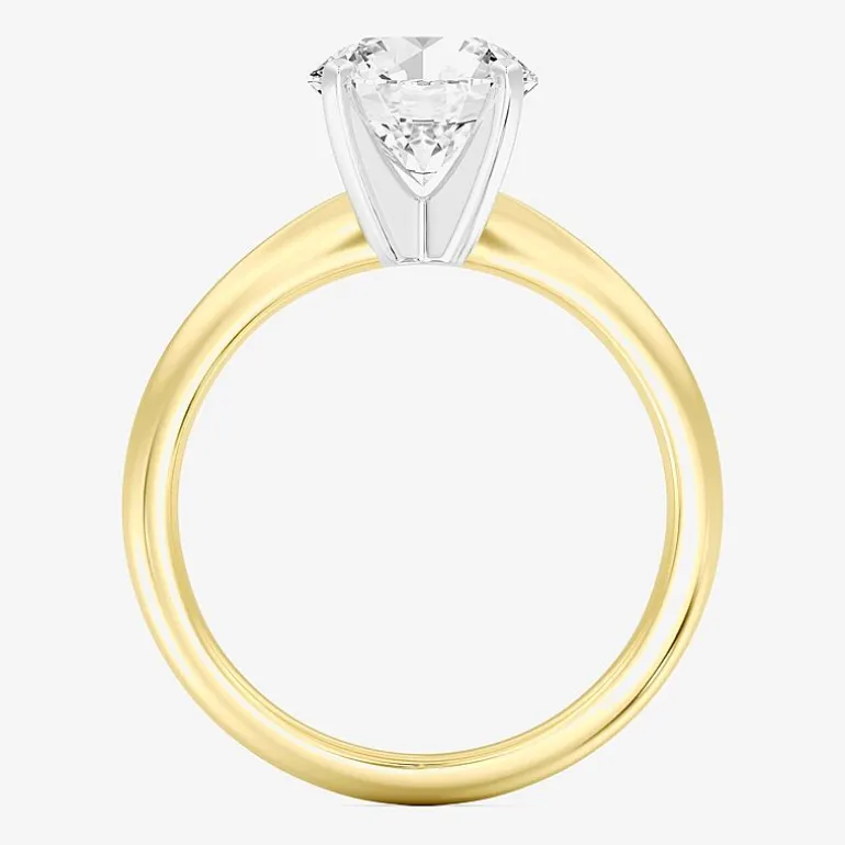 2 CT. Round Lab-Grown (G / SI2) Diamond Solitaire Engagement Ring in 14K Gold