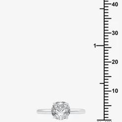 1 1/2 CT..Round Lab-Grown (G / Si2) Diamond Solitaire Engagement Ring in 14K Gold