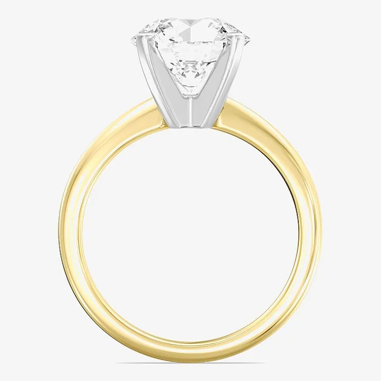 3 CT. Round Lab-Grown (G / VS2) Diamond Solitaire Engagement Ring in 14K Gold