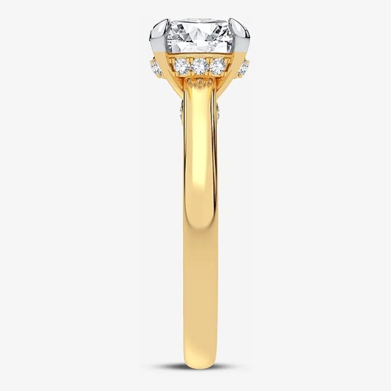 2 1/5 CT. T.W. (G-H / SI1-SI2) Lab-Grown Diamond Solitaire Engagement Ring in 14K Gold