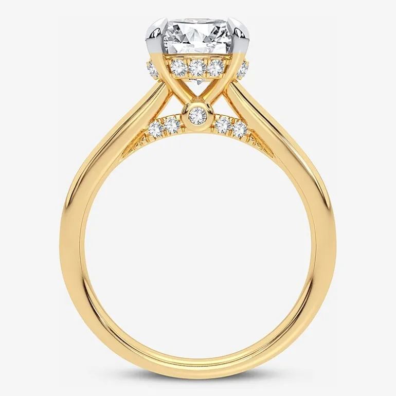 2 1/5 CT. T.W. (G-H / SI1-SI2) Lab-Grown Diamond Solitaire Engagement Ring in 14K Gold