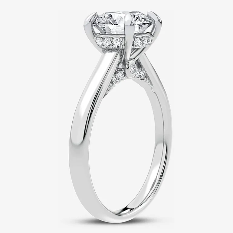 2 1/5 CT. T.W. (G-H / SI1-SI2) Lab-Grown Diamond Solitaire Engagement Ring in 14K Gold