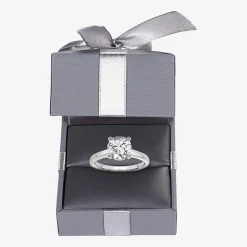 2 1/5 CT. T.W. (G-H / SI1-SI2) Lab-Grown Diamond Solitaire Engagement Ring in 14K Gold