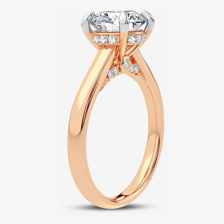 2 1/5 CT. T.W. (G-H / SI1-SI2) Lab-Grown Diamond Solitaire Engagement Ring in 14K Gold