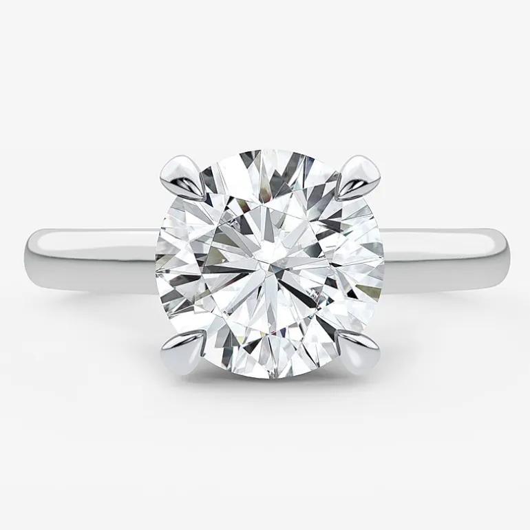 2 1/5 CT. T.W. (G-H / SI1-SI2) Lab-Grown Diamond Solitaire Engagement Ring in 14K Gold
