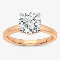 2 1/5 CT. T.W. (G-H / SI1-SI2) Lab-Grown Diamond Solitaire Engagement Ring in 14K Gold