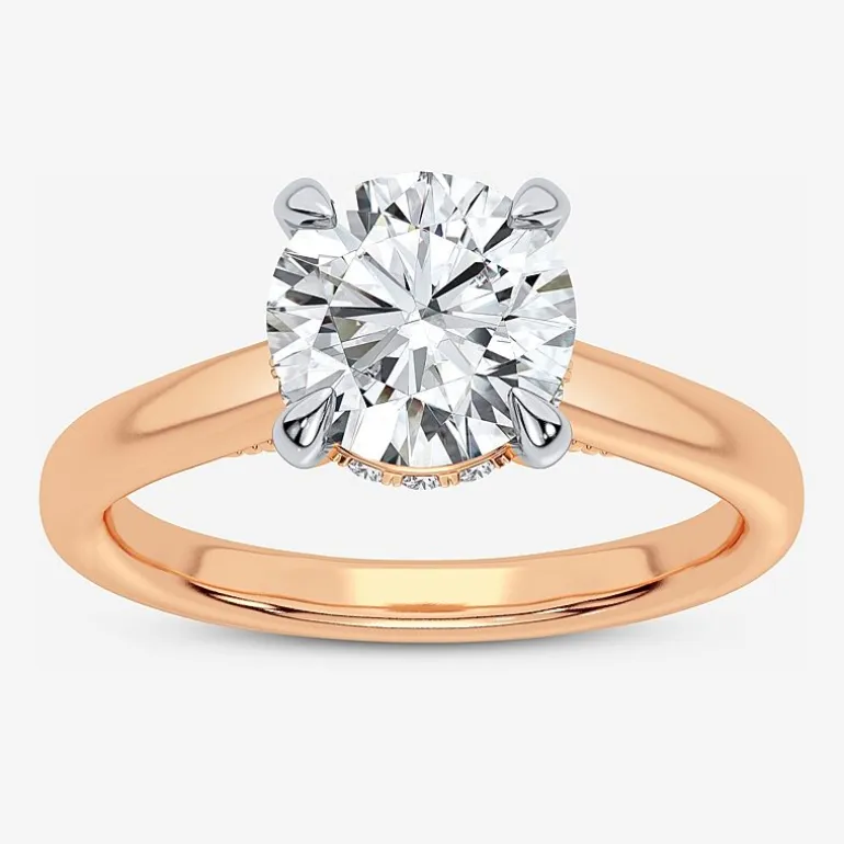 2 1/5 CT. T.W. (G-H / SI1-SI2) Lab-Grown Diamond Solitaire Engagement Ring in 14K Gold