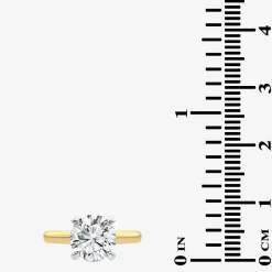 2 1/5 CT. T.W. (G-H / SI1-SI2) Lab-Grown Diamond Solitaire Engagement Ring in 14K Gold