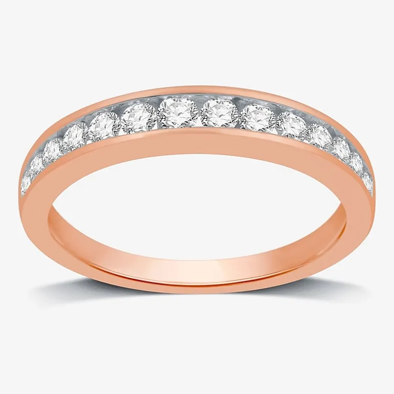 1/2 CT. T.W. Lab-Grown Diamond Wedding Band in 10K or 14K Gold