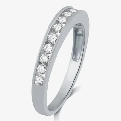 1/2 CT. T.W. Lab-Grown Diamond Wedding Band in 10K or 14K Gold